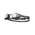 Ochelari înot TYR Black Ops 140 EV Racing - alb/roz | lentile oglindă