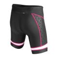 TYR Trishort Competitor Femei 8" - negru albastru roz