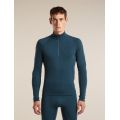 Bluza de corp Merino Icebreaker 260 Vertex LS Crewe - negru Black/Obsidian, mărime L
