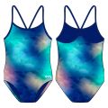 TYR Solid Pacific Tieback Top roz-portocaliu