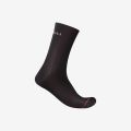 Șosete ciclism merinos Castelli Logo 18 - gri argintiu/gri inchis | lână merinos