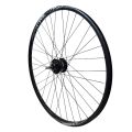 Roata CROSSER X6 32H 28" Spate QR Disc Center Lock Caseta capsata butuc SHIMANO TX505 Negru