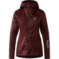 Haglöfs Hoodie W – Hanorac din bumbac organic - Gri Stone Brick