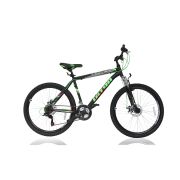 Bicicleta ULTRA Razor 26" negru/verde