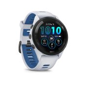 Garmin Forerunner 265 ceas multisport GPS AMOLED 46 mm - alb