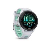 Garmin Forerunner 265s ceas multisport GPS AMOLED 42 mm - alb