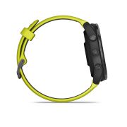 Garmin Forerunner 965 ceas multisport GPS AMOLED - gri titan DLC curea galbenă