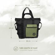 Instinct - geanta multifunctionala Ballistic Tote 35 litri - negru verde army