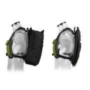 Instinct - rucsac multifunctional Komando 17L + 2x recipiente HydraPack 600ml - negru verde army