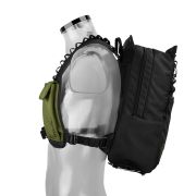 Instinct - rucsac multifunctional Komando 17L + 2x recipiente HydraPack 600ml - negru verde army