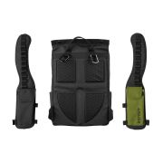 Instinct - rucsac multifunctional Komando 17L + 2x recipiente HydraPack 600ml - negru verde army