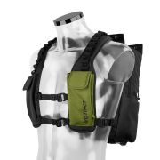 Instinct - rucsac multifunctional Komando 17L + 2x recipiente HydraPack 600ml - negru verde army