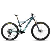 Orbea Rise M-LTD - bicicleta electrica full suspension 29" carbon - albastru-verde