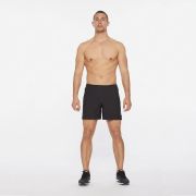 2XU - Pantaloni scurti de alergare pentru barbati Light Speed 7" Cover Shorts - negru reflectorizant