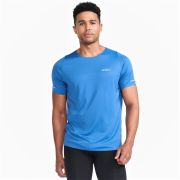 2XU - tricou tehnic pentru barbati Light Speed Tee - albastru intens Starling Reflectorizant