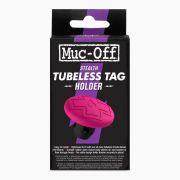 Muc-Off - Valva tubeless 44mm cu suport accesoriu localizare GPS bicicleta Stealth Tubeless Tag Holder