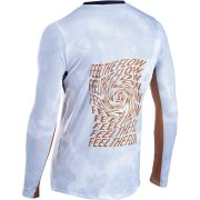 Northwave - bluza ciclism pentru barbati maneca lunga bomb jersey - alb portocaliu auriu