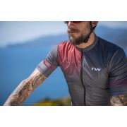 Northwave - tricou ciclism pentru barbati maneca scurta origin jersey - gri galben fluo