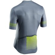 Northwave - tricou ciclism pentru barbati maneca scurta origin jersey - gri galben fluo