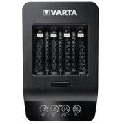 Varta - incarcator acumulatori LCD Smart Charger+ cu baterii incluse 4 x AA 2100 mAh