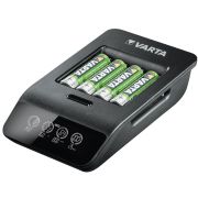 Varta - incarcator acumulatori LCD Smart Charger+ cu baterii incluse 4 x AA 2100 mAh