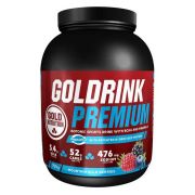 Gold nutrition - pudra energie goldrink premium + bcaa`s aroma fructe de padure - bidon 750 g