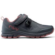 Northwave -  pantofi ciclism mtb all terrain pentru femei Corsair W shoes - gri inchis negru roz inchis