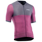 Northwave - Tricou ciclism maneca scurta pentru barbati Storm Air jersey - mov fucsia gri inchis