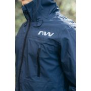 Northwave - jacheta ciclism pentru barbati ploaie si vreme rece No Worry HardShell Jacket - verde inchis padure