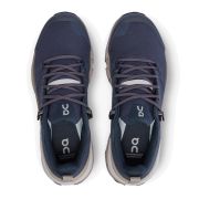 On Cloudwander Waterproof - pantofi alergare pentru femei - albastru navy maro deshis desert
