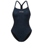 Orca - Costum de baie intreg pentru femei Core One Piece - verde deschis diploria portocaliu
