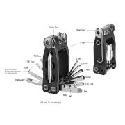 Topeak - set chei bicicletă Ninja 16+ multitool - negru argintiu