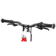 Woom - bicicleta copii 26" Woom 6, varsta recomandata 10-14 ani (140-165cm) - 9,5 kg - gri deschis luna alb