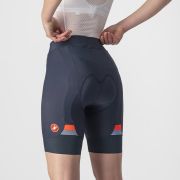 Castelli - pantaloni scurti pentru ciclism pentru femei Prima Short - albastru inchis savile roz briliant