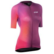 Northwave - tricou pentru ciclism cu maneca scurta pentru femei Blade Women Jersey - mov roz irizant