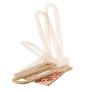 Woom - suport bicicleta pe podea tip Rastel lemn pentru biciclete Woom 1,2,3 - maro deschis lemn