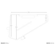 Apidura - Recipient apa pentru Bicicleta Frame Pack Hydration Bladder 3 litri - transparent