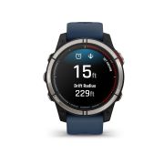 Garmin - quatix 7 Sapphire AMOLED Titanium - ceas inteligent premium cu GPS cu functii avansate pentru sport si navigatie