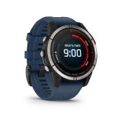 Garmin - quatix 7 Sapphire AMOLED Titanium - ceas inteligent premium cu GPS cu functii avansate pentru sport si navigatie