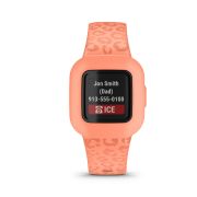 Garmin Vivofit Jr. 3 - portocaliu Peach Leopard - ceas copii
