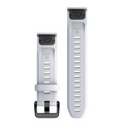 Garmin curea silicon QuickFit 20 - alb Whitestone pentru Fenix 5s/ 6s/ 7s D2 Delta S