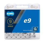 Kmc - Lant Bicicleta electrica E9, 9 viteze e-bike, 136 zale - argintiu
