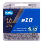 Kmc - Lant Bicicleta electrica X10E, 10 viteze, e-bike, 136 zale - argintiu