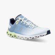 On Cloudflow - pantofi sport pentru femei - albastru deschis Niagara alb verde campie