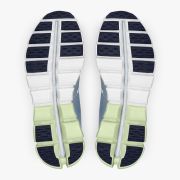 On Cloudflow - pantofi sport pentru femei - albastru deschis Niagara alb verde campie