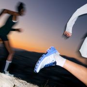 On Cloudventure - pantofi sport pentru femei - alb Arctic albastru deschis Marina