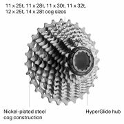 Shimano - bloc caseta pinioane pentru bicicleta sosea Ultegra CS-R8000 - 11 viteze - 11-28T