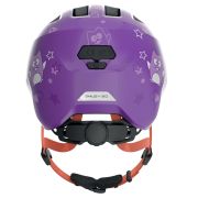 Abus - casca ciclism copii Smiley 3.0 - model stelute mov intens portocaliu