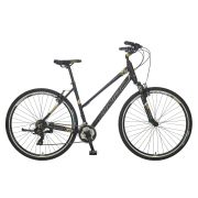 Bicicleta Trekking Polar Athena - 700C, M, Negru-Auriu