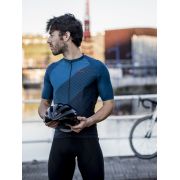Spiuk - Tricou ciclism pentru barbati maneca scurta Summum Stratos SS men jersey - albastru bleumarin